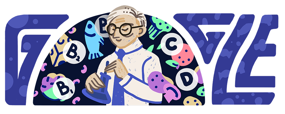 Casimir Funk’s 140th Birthday Google Doodle : The Pioneer of Vitamins & Google Doodle Tribute
